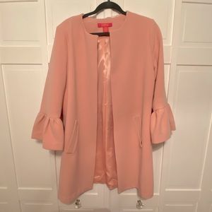 Catherine Malandrino Pink Bell Sleeve Jacket